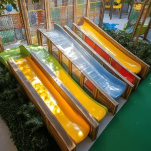 Los parques infantiles son lugares mágicos. Aquí, los niños pueden jugar, aprender y explorar. El juego es esencial para su desarrollo. Jugar al aire libre mejora su salud y su felicidad. El sol, el aire fresco y la naturaleza son beneficiosos.