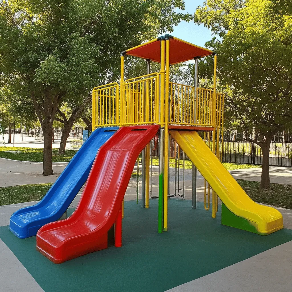 Cuando busques un parque infantil con tobogán, hay varios aspectos importantes a considerar. Primero, mira las características del parque. Un buen parque debe tener áreas de juego variadas. Necesitamos columpios, estructuras para escalar y, por supuesto, toboganes divertidos. Los toboganes deben ser de diferentes tamaños para acomodar a niños de todas las edades.