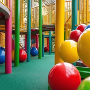 Los parques de bolas son espacios ideales para que los niños jueguen y se diviertan. Son seguros y están diseñados para fomentar la actividad física. Los niños pueden saltar, correr y escalar en un entorno controlado. Además, estos parques ayudan a los pequeños a socializar con otros niños. Esto es esencial para su desarrollo.