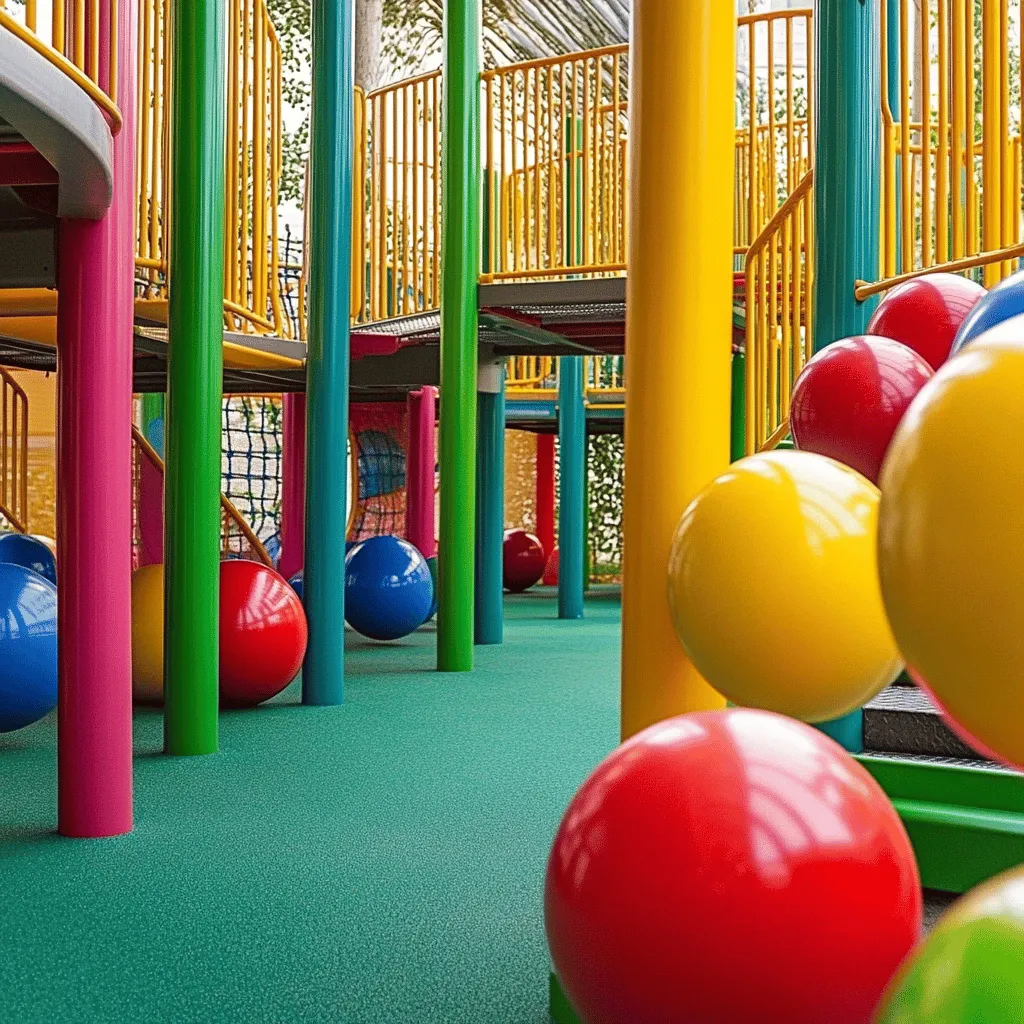 Los parques de bolas son espacios ideales para que los niños jueguen y se diviertan. Son seguros y están diseñados para fomentar la actividad física. Los niños pueden saltar, correr y escalar en un entorno controlado. Además, estos parques ayudan a los pequeños a socializar con otros niños. Esto es esencial para su desarrollo.
