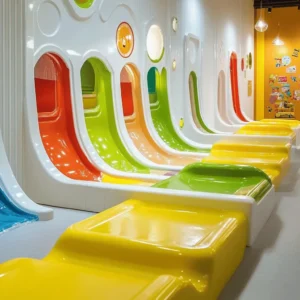 Las salas de juegos infantiles son espacios diseñados para la diversión. Su objetivo es ofrecer un lugar seguro y divertido para que los niños jueguen. Estas áreas fomentan la creatividad y el desarrollo social. Además, permiten a los pequeños explorar y aprender jugando.