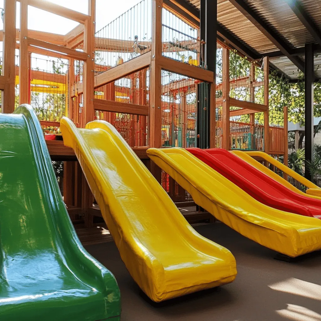 Los parques infantiles son lugares mágicos. Ahí, los niños pueden jugar y aprender al mismo tiempo. El juego es vital en la infancia. Ayuda a los niños a desarrollar habilidades sociales, físicas y emocionales.