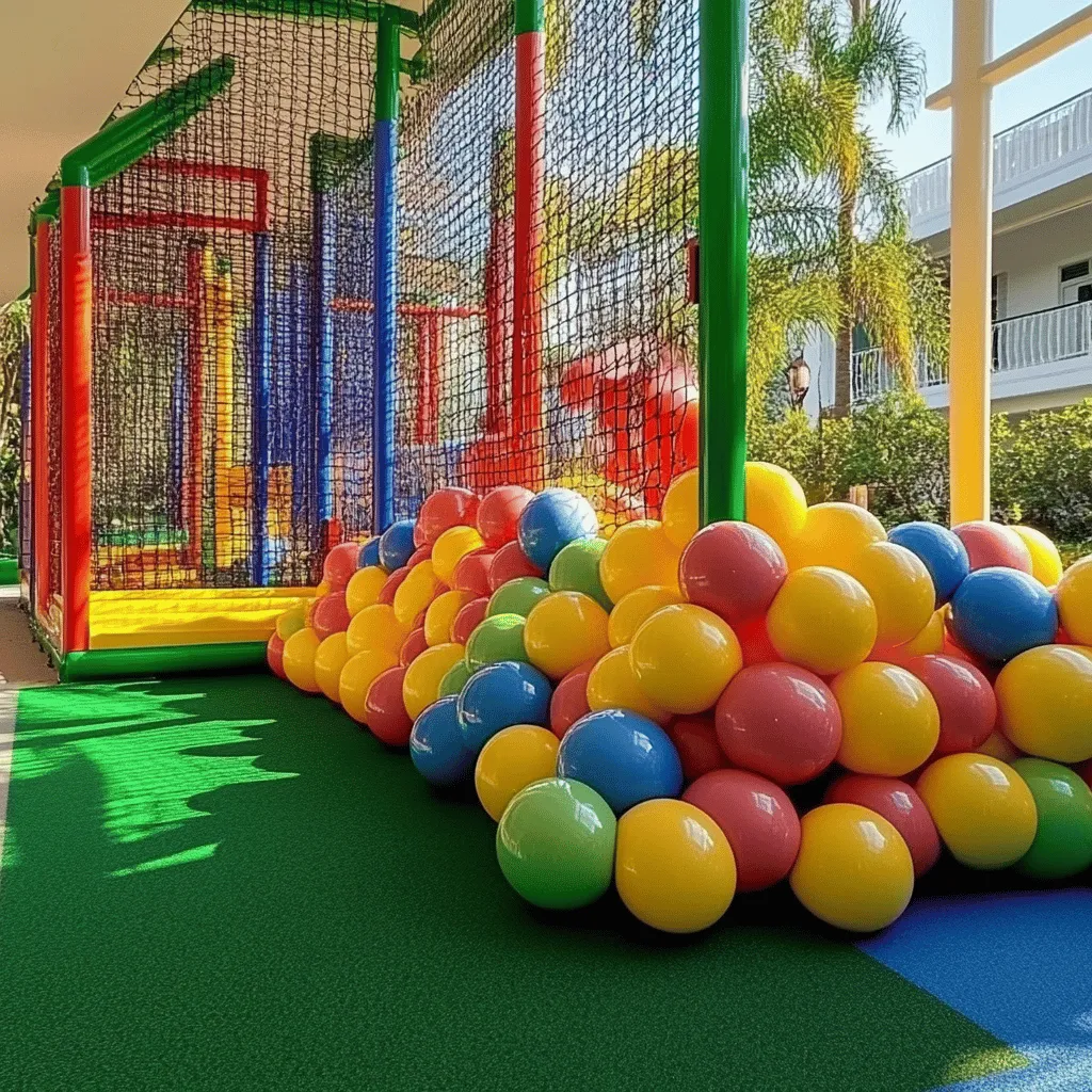 Los parques infantiles de bolas son lugares mágicos. Son áreas llenas de bolas de colores. Aquí, los niños pueden saltar, jugar y explorar. Este tipo de parque es ideal para niños de 1 a 6 años.