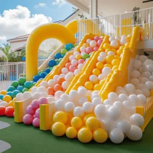 Los parques de bolas son espacios mágicos para los niños. Aquí, los pequeños pueden saltar, jugar y explorar. Un parque de bolas tiene muchas bolas de colores brillantes. Además, cuenta con túneles y toboganes. Estos elementos hacen que la diversión nunca termine. Los niños pueden correr y reír sin parar.