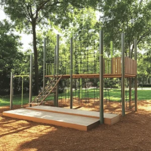 Los parques infantiles con tirolinas son espacios donde la diversión se mezcla con la aventura. Estos parques ofrecen a los niños la oportunidad de deslizarse por una cuerda, sintiendo la emoción del viento en su cara. Las tirolinas son un gran atractivo en estos lugares.