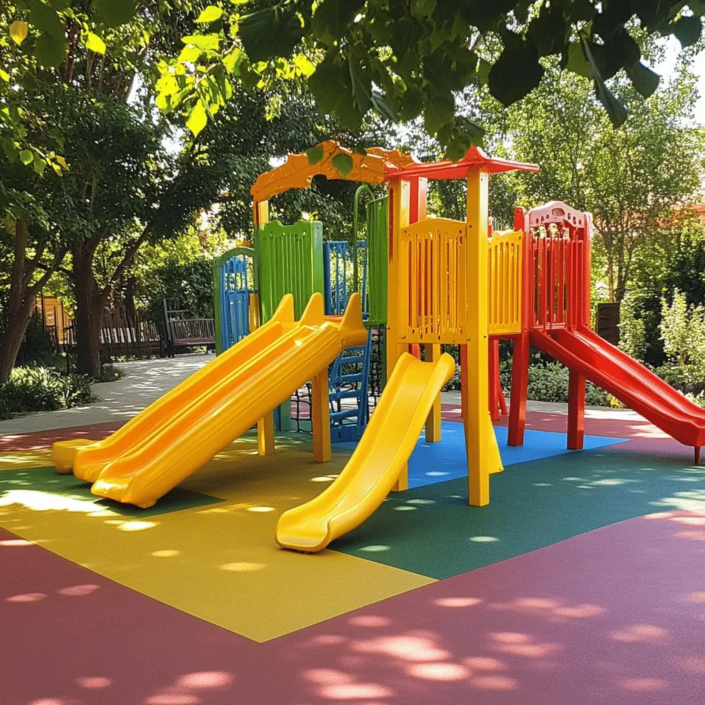 Los parques de juegos infantiles son lugares especiales. Ahí, los niños pueden explorar su imaginación. El juego es vital para su desarrollo. Pasar tiempo al aire libre ayuda a mejorar la salud. Jugar en grupo fomenta la amistad y la cooperación.