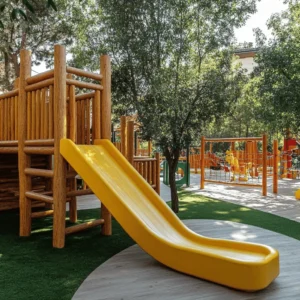 Los parques de madera son espacios especiales para jugar. Estos parques ofrecen un contacto único con la naturaleza. Aquí te cuento los beneficios que tienen.