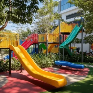 Un área infantil segura es muy importante. Los niños necesitan jugar y explorar. El juego ayuda a su desarrollo físico y mental. Les da la oportunidad de aprender y socializar con otros. Crear un espacio divertido y seguro es esencial para su bienestar.