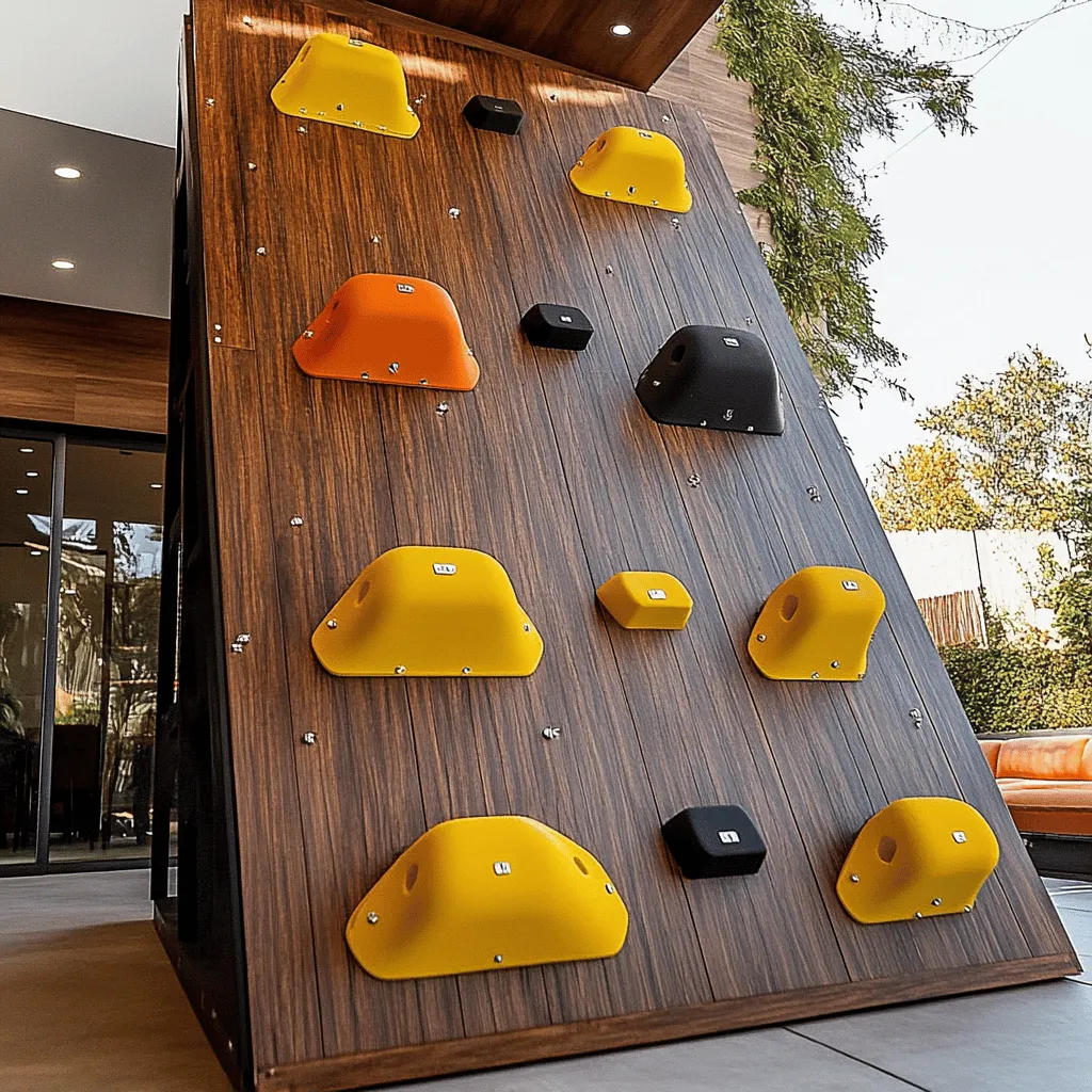 Las paredes de escalada son estructuras diseñadas para que las personas escalen. Estas paredes pueden ser de diferentes formas y tamaños. La pared de escalada Multiaventura es una excelente opción. Tiene una estructura de acero y paneles de madera. La superficie tiene salientes de varios tamaños que hacen la escalada más divertida.
